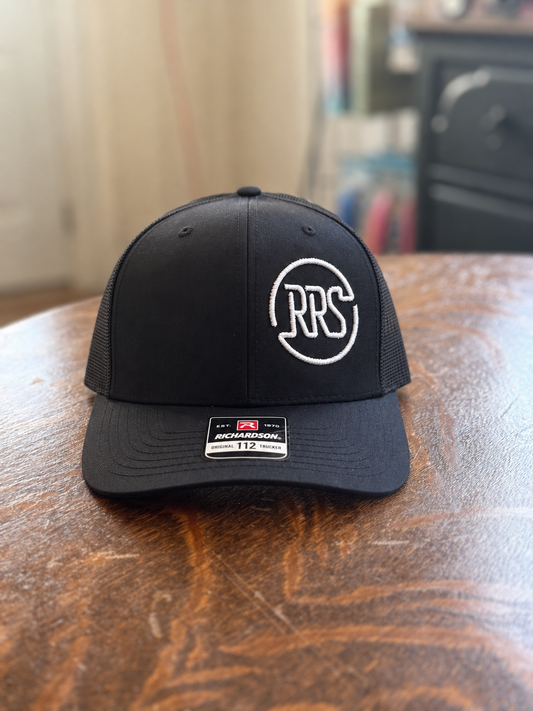 112 Hero logo, all black Hat