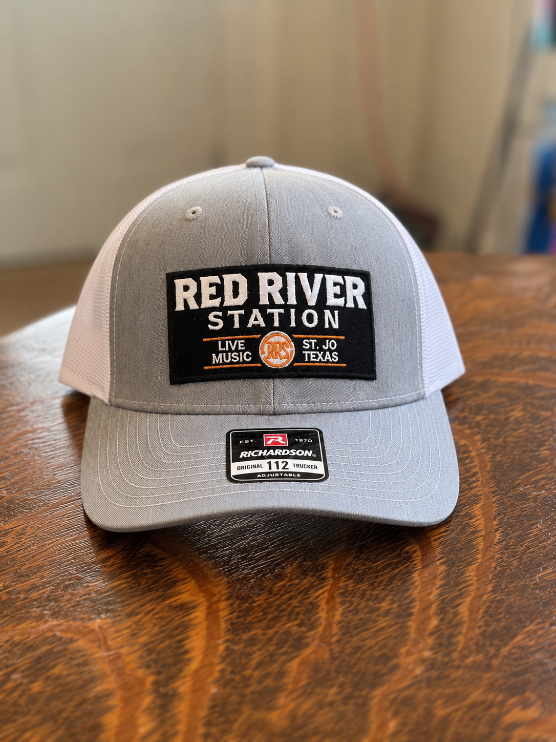 Richardson 112 Stacked Hat, grey/white back