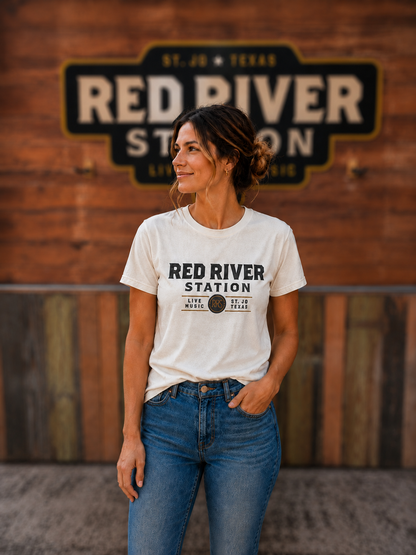 Comfort Color Tee, Stacked RRS Logo