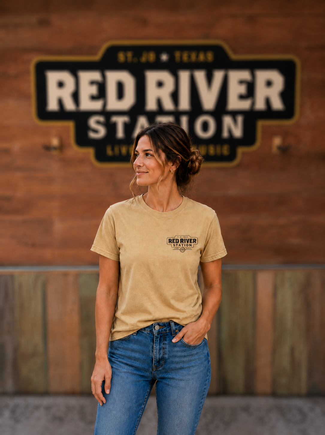 Comfort Color Tee, Blk RRS Logo